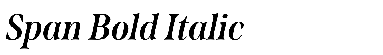 Span Bold Italic